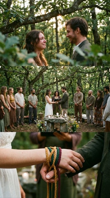 Handfasting Forest ceremony