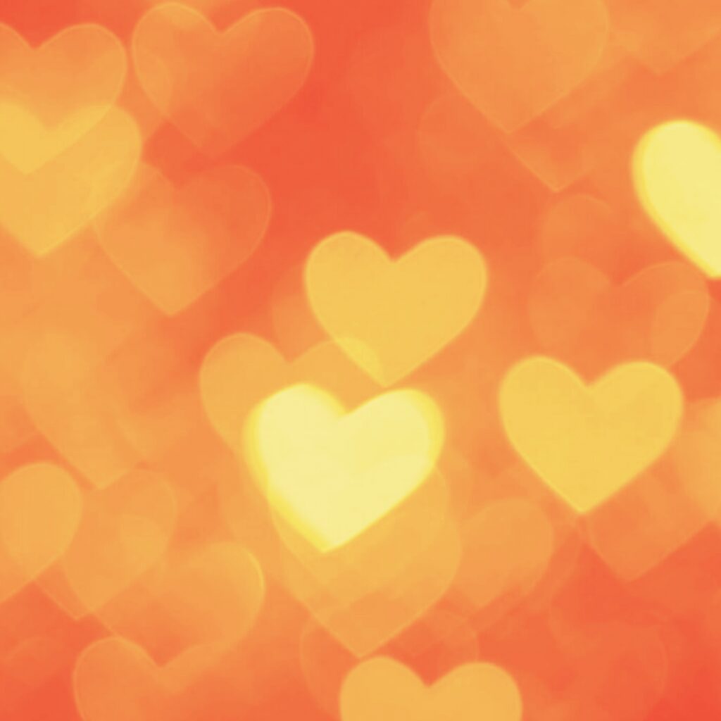 Heart pattern background texture