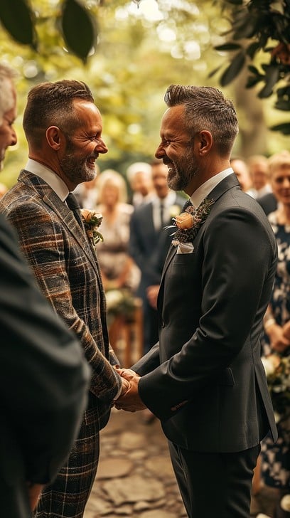 Joyful Wedding Moment